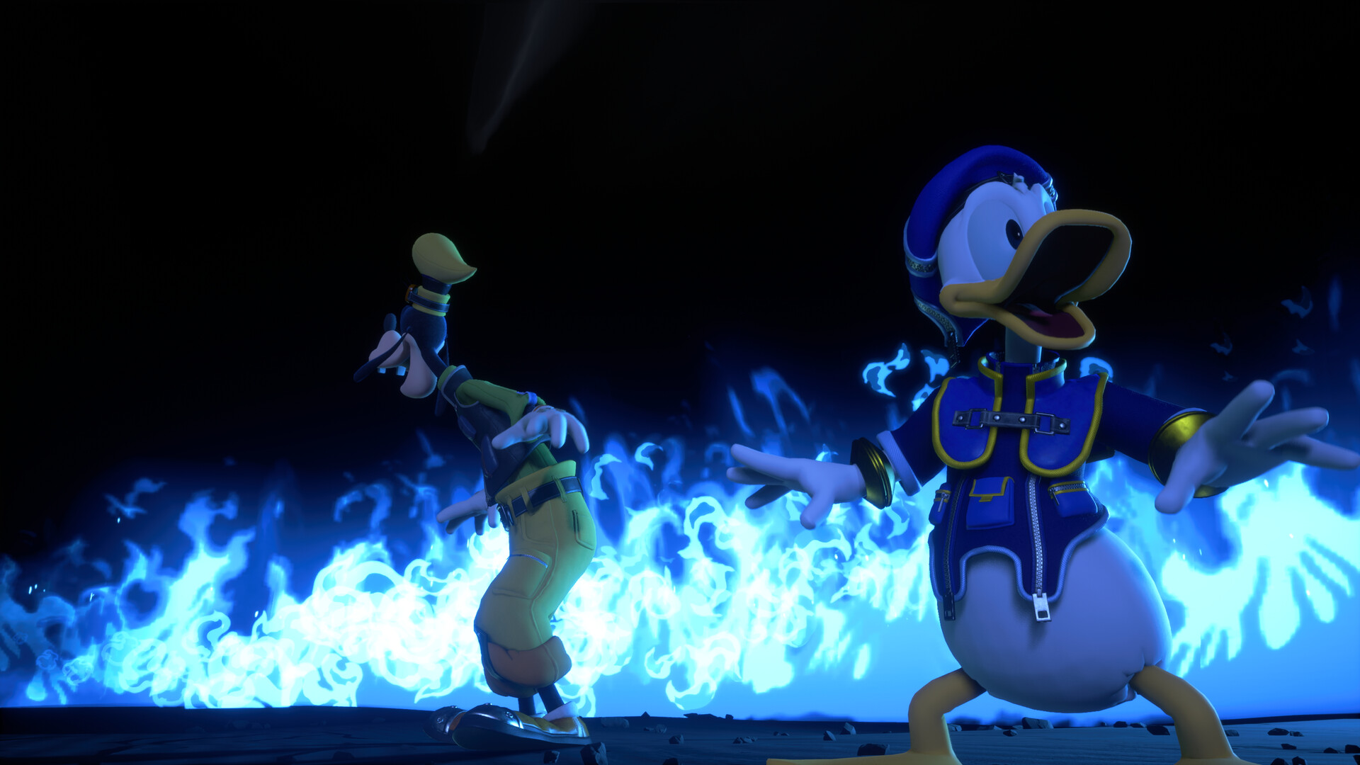 Kingdom Hearts IV - Donald en modo furia durante el combate - Juegosrpg.com