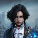 Lies of P - banner oficial de Complete Edition con el protagonista frente al skyline de Krat - Juegosrpg.com