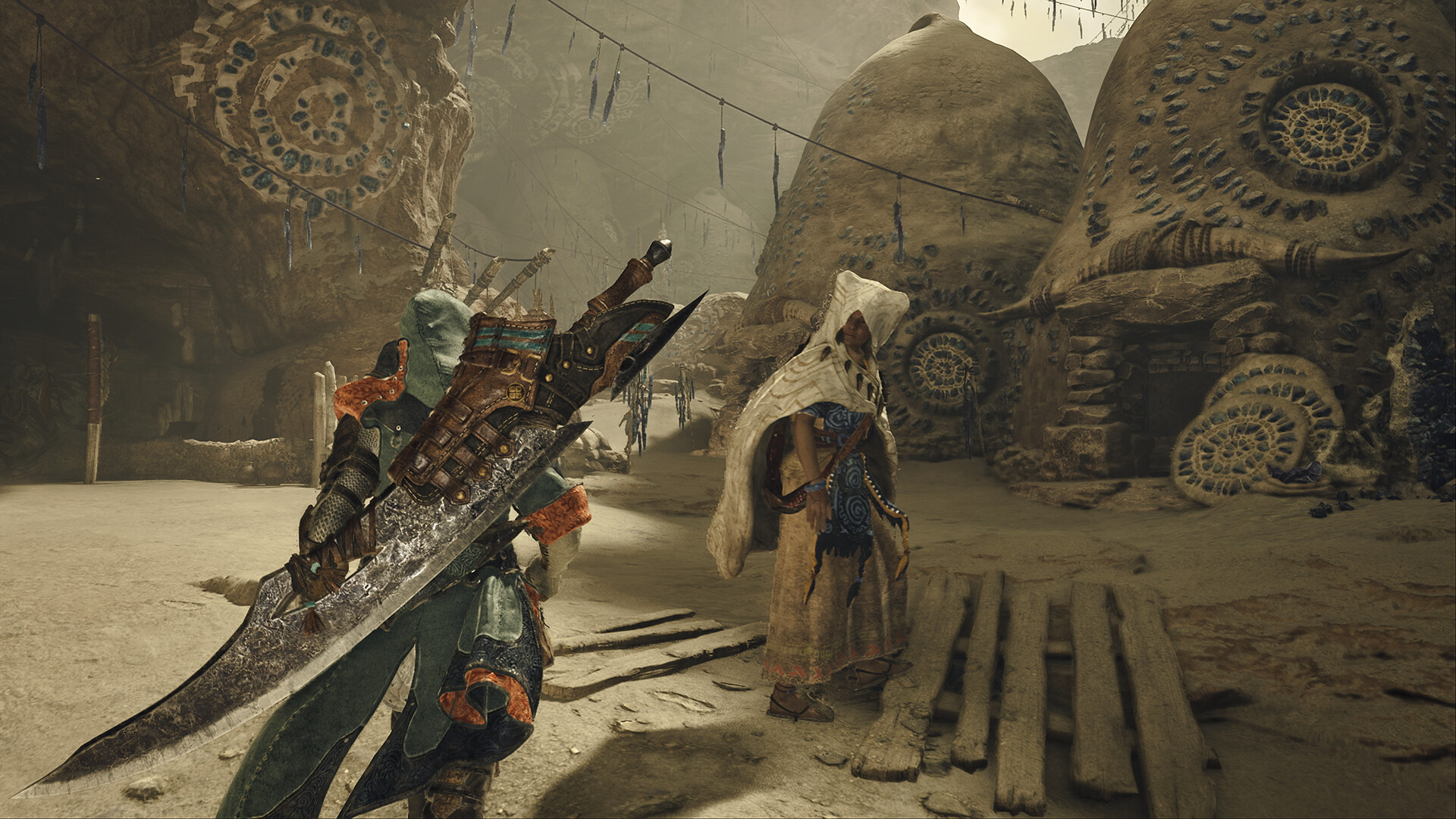 Monster Hunter Wilds - equipo y armadura del cazador en pantalla de juego - Juegosrpg.com