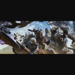 Monster Hunter Wilds - Cazadores enfrentando a un monstruo junto a su Seikret - Juegosrpg.com