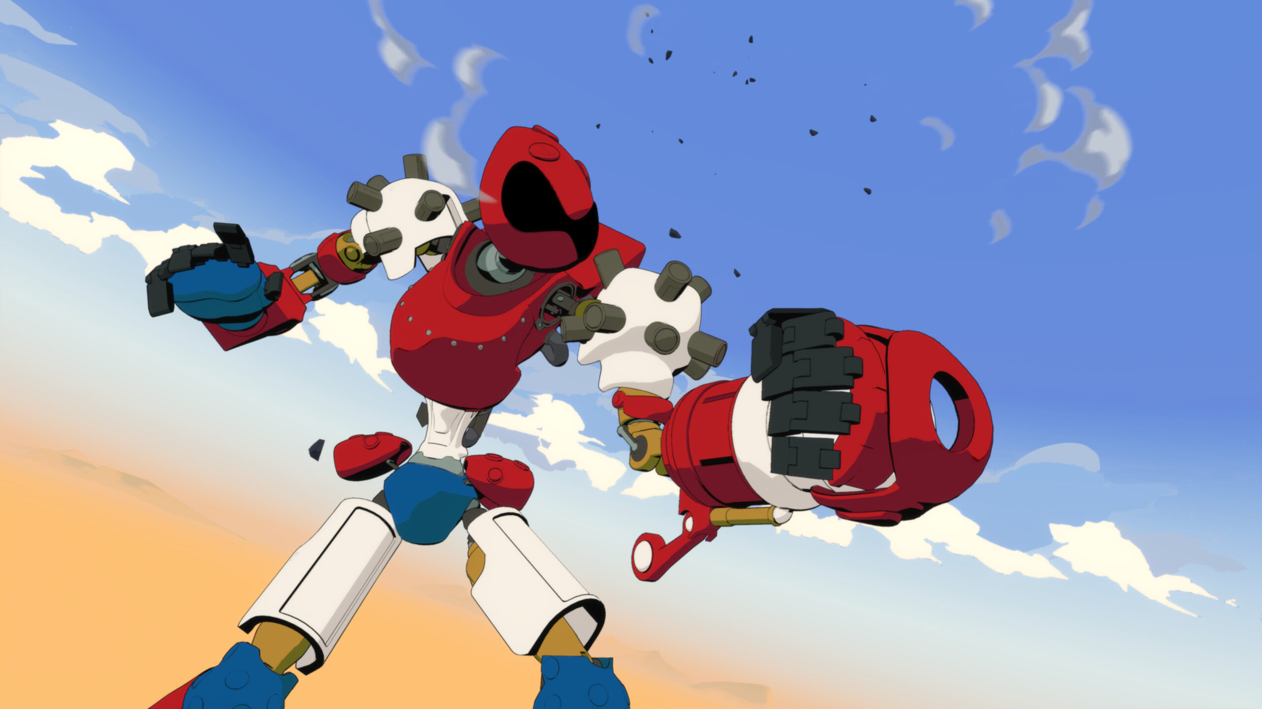 NITRO GEN OMEGA - mech en pleno combate aereo - Juegosrpg.com
