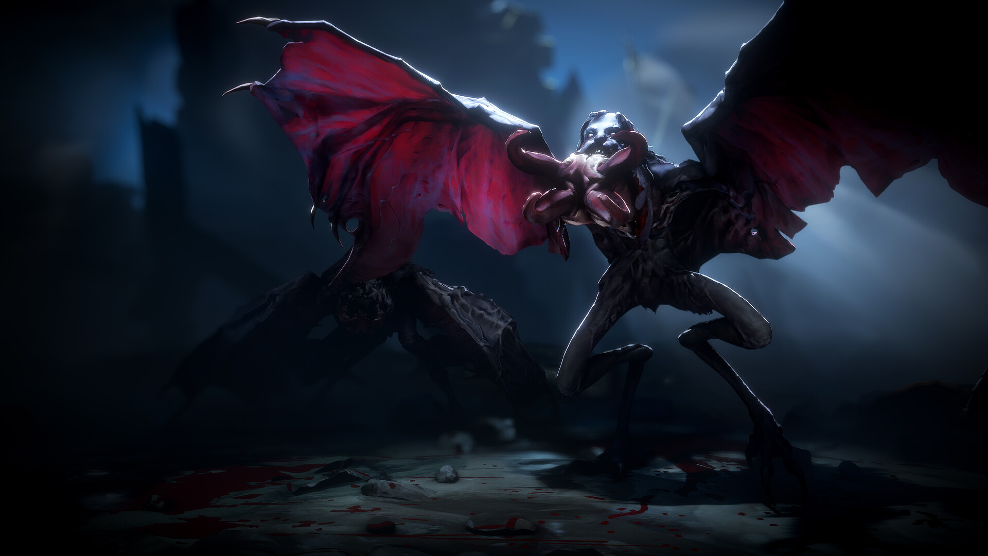 No Rest for the Wicked - Jefe alado enfrentandose al jugador en combate - Juegosrpg.com