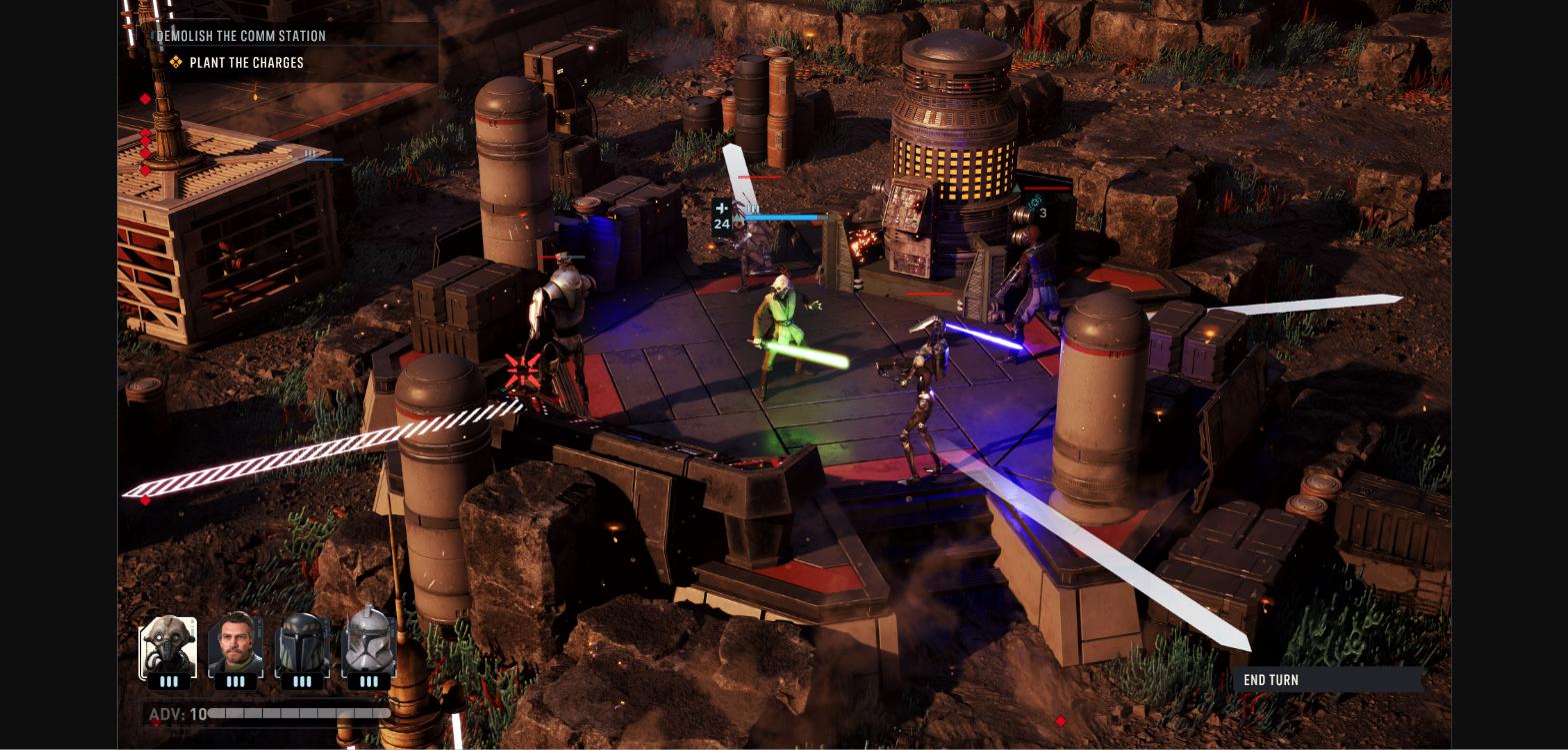 Star Wars Zero Company - Combate con sable láser en el campo de batalla táctico - Juegosrpg.com