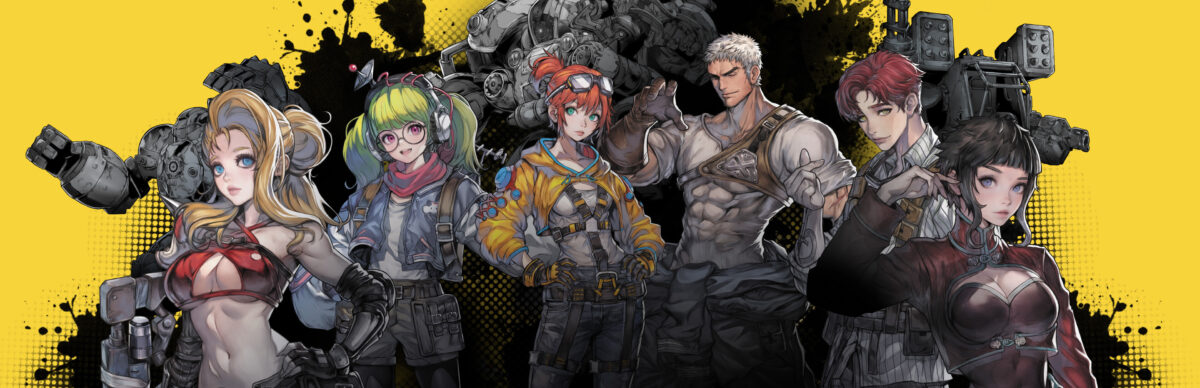 STARBITES - arte oficial con los seis protagonistas del juego - Juegosrpg.com