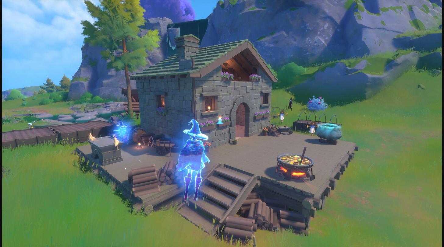 Witchspire - construcción del Hearth con proyección astral - Juegosrpg.com