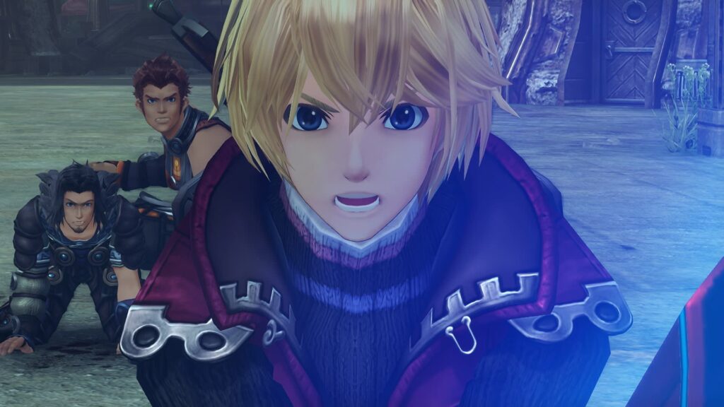 Xenoblade Chronicles Definitive Edition - Shulk en un momento de tension durante la aventura - Juegosrpg.com