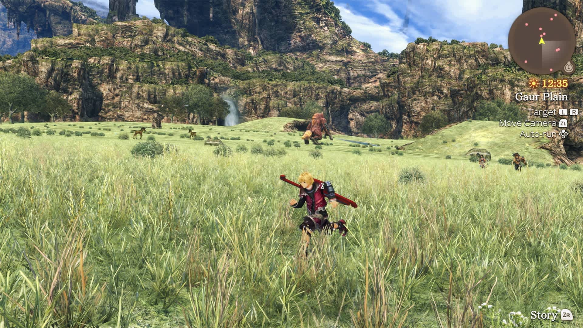 Xenoblade Chronicles Definitive Edition - Explorando Gaur Plain a pie - Juegosrpg.com