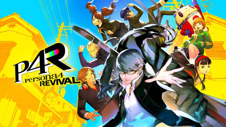 Persona 4 Revival - Arte oficial con el Equipo de Investigación de Inaba