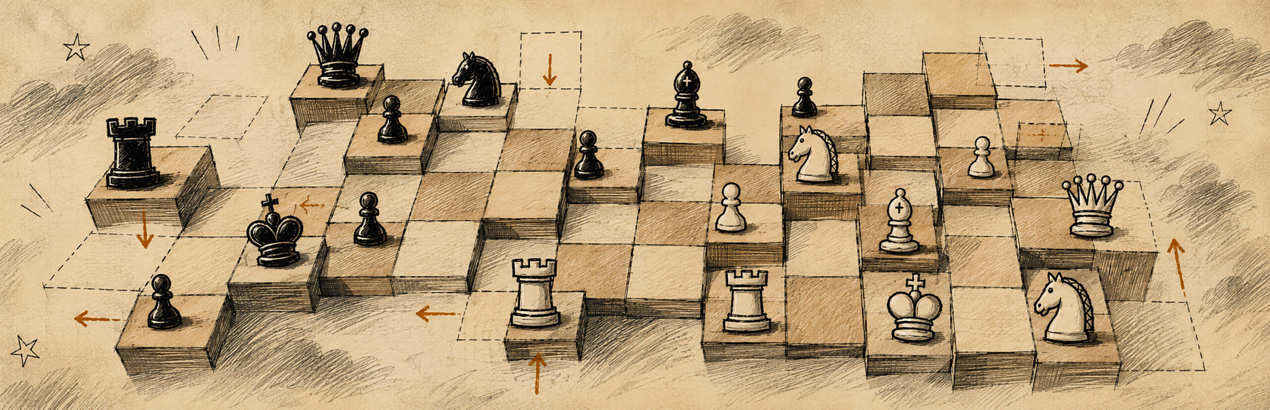 Shift Chess: tácticas por turnos sobre una variante del ajedrez