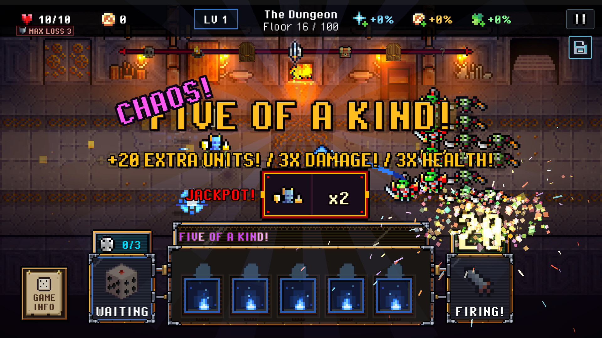 Of Dice and Minions - combate con un cinco de un tipo y un ejército de minions - Juegosrpg.com