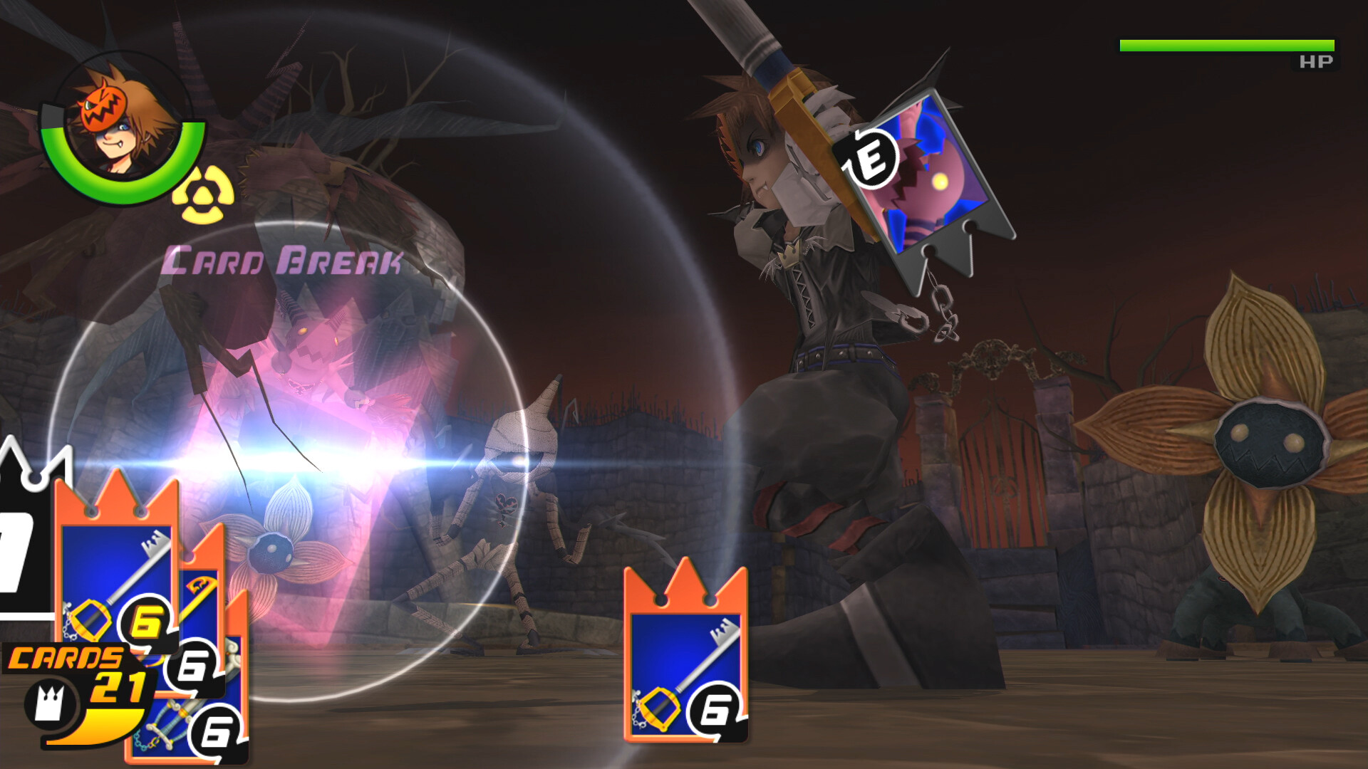 Kingdom Hearts - Combate con cartas en Re:Chain of Memories - Juegosrpg.com