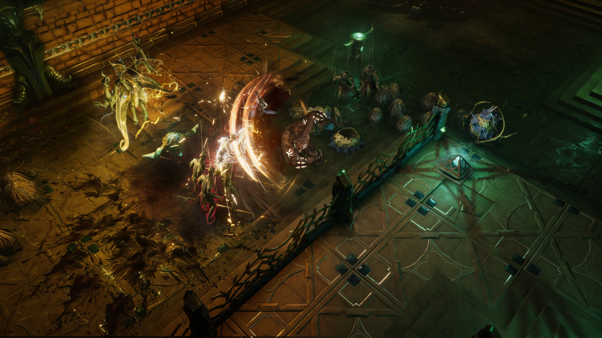 Last Epoch - Personaje lanzando habilidades en un templo - Juegosrpg.com